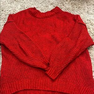 Cozy Red Women's Sweater